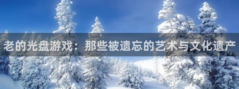 杏耀是什么：老的光盘游戏：那些被遗忘的艺术与文化遗产